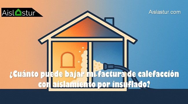 Cuánto puede bajar mi factura de calefacción con aislamiento por insuflado
