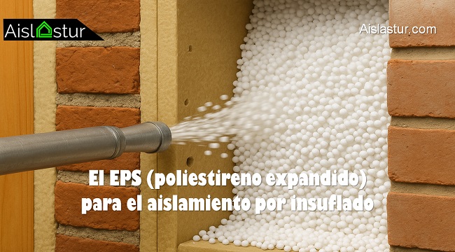 El EPS (poliestireno expandido) para el aislamiento por insuflado