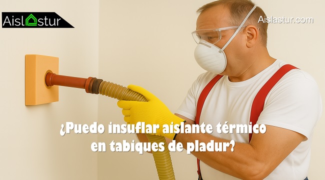 Puedo insuflar aislante térmico en tabiques de pladur