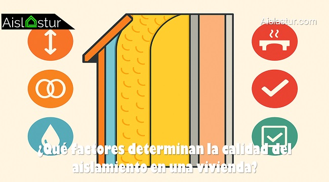 Qué factores determinan la calidad del aislamiento en una vivie