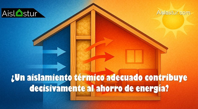 Un aislamiento térmico adecuado contribuye decisivamente al ahorro de energía
