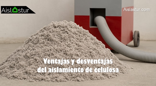 Ventajas y desventajas del aislamiento celulosa