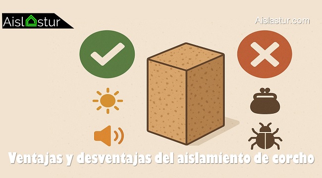 Ventajas y desventajas del aislamiento de corcho