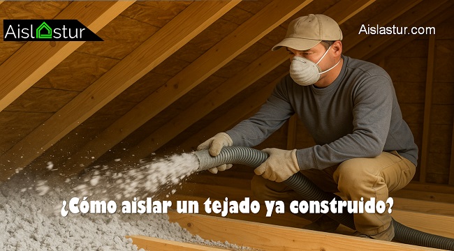 como aislar un tejado ya construido
