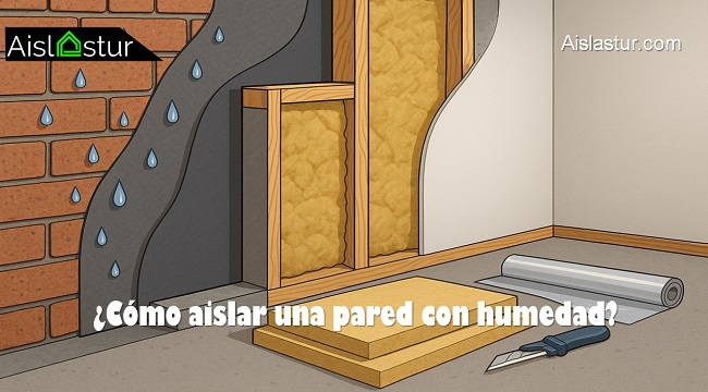 como aislar una pared con humedad