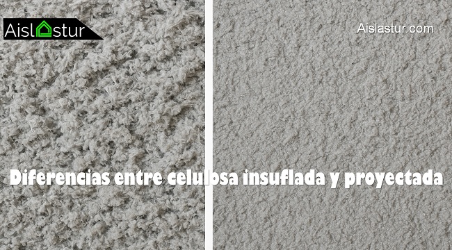 diferencias entre celulosa insuflada y proyectada