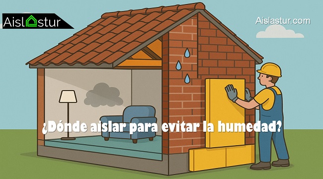 donde aislar para evitar la humedad