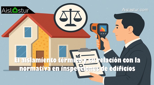 el aislamiento térmico y su relación con la normativa en inspecciones de edificios