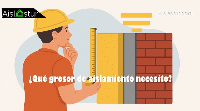 qué grosor de aislamiento necesito