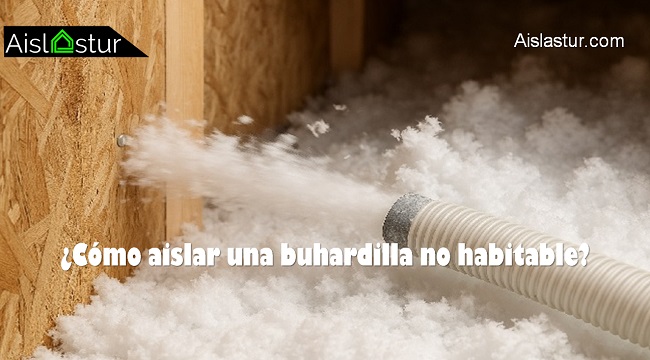 cómo aislar una buhardilla no habitable