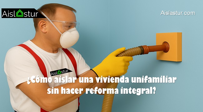 cómo aislar una vivienda unifamiliar sin hacer reforma integral