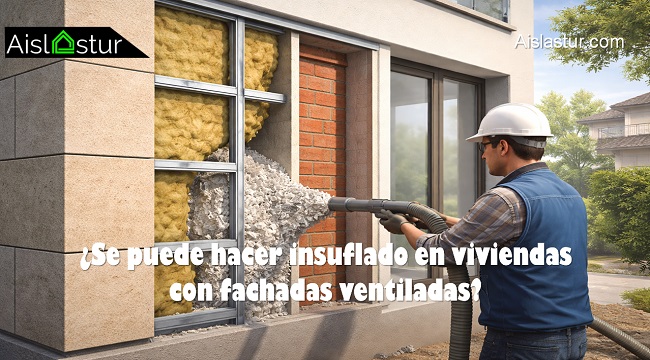 se puede hacer insuflado en viviendas con fachadas ventiladas