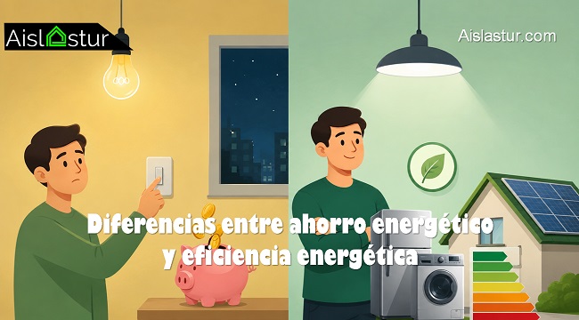 diferencias entre ahorro energetico y eficiencia energetica