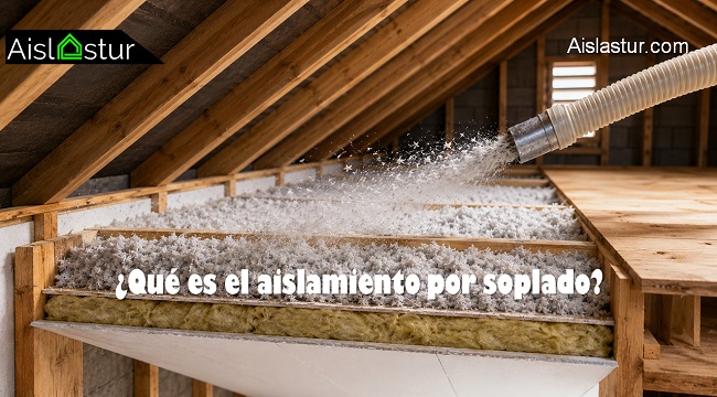 qué es el aislamiento por soplado
