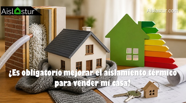 Es obligatorio mejorar el aislamiento térmico para vender mi casa