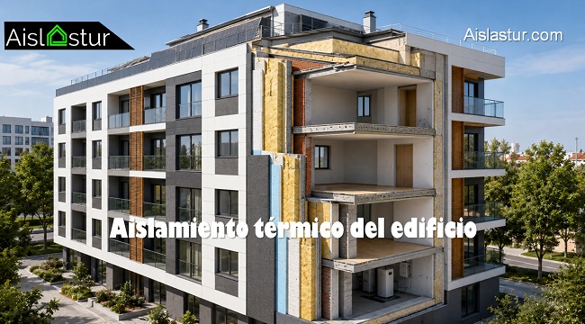 aislamiento térmico del edificio
