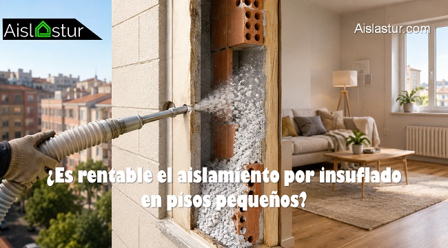 Es rentable el aislamiento por insuflado en pisos pequeños
