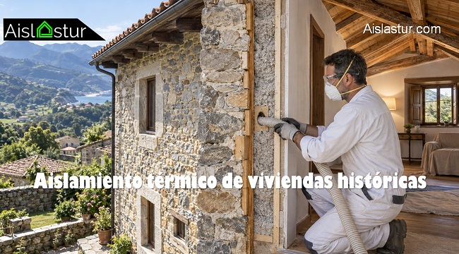 Aislamiento térmico de viviendas históricas
